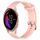 Per Garmin Venu 20mm cinturino in silicone testurizzato con diamanti (rosa) Per Garmin Venu 20mm cinturino in silicone testurizzato con diamanti (rosa)