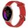 Per Garmin Venu 20mm cinturino in silicone testurizzato con diamanti (rosso) Per Garmin Venu 20mm cinturino in silicone testurizzato con diamanti (rosso)