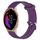 Per Garmin Venu 20mm cinturino in silicone testurizzato con diamanti (viola) Per Garmin Venu 20mm cinturino in silicone testurizzato con diamanti (viola)