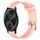 Per Garmin VivoMove Style 20mm cinturino in silicone testurizzato con diamanti (rosa)