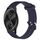 Per Garmin VivoMove Style 20mm cinturino in silicone testurizzato con diamanti (blu notte)