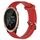 Per cinturino per orologio Garmin Forerunner 645 Music 20 mm in silicone testurizzato con diamanti (rosso)