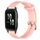 Per Garmin Forerunner Sq2 20mm cinturino in silicone testurizzato con diamanti (rosa) Per Garmin Forerunner Sq2 20mm cinturino in silicone testurizzato con diamanti (rosa)