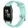 Per Garmin Forerunner Sq2 20mm cinturino in silicone testurizzato con diamanti (verde acqua) Per Garmin Forerunner Sq2 20mm cinturino in silicone testurizzato con diamanti (verde acqua)