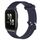 Per cinturino per orologio Garmin Forerunner Sq2 20 mm in silicone testurizzato con diamanti (blu notte) Per cinturino per orologio Garmin Forerunner Sq2 20 mm in silicone testurizzato con diamanti (blu notte)