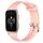 Per Garmin Forerunner Sq2 Music 20mm cinturino in silicone strutturato con diamanti (rosa) Per Garmin Forerunner Sq2 Music 20mm cinturino in silicone strutturato con diamanti (rosa)