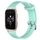 Per Garmin Forerunner Sq2 Music 20mm cinturino in silicone testurizzato con diamanti (verde acqua) Per Garmin Forerunner Sq2 Music 20mm cinturino in silicone testurizzato con diamanti (verde acqua)