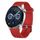Per Huawei Watch GT3 42mm 20mm Cinturino in silicone testurizzato con diamanti (rosso) Per Huawei Watch GT3 42mm 20mm Cinturino in silicone testurizzato con diamanti (rosso)