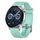 Per Huawei Watch GT3 42mm 20mm Cinturino in silicone testurizzato con diamanti (verde acqua) Per Huawei Watch GT3 42mm 20mm Cinturino in silicone testurizzato con diamanti (verde acqua)