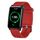 For Honor Watch ES 20mm Cinturino in silicone testurizzato con diamanti (rosso) For Honor Watch ES 20mm Cinturino in silicone testurizzato con diamanti (rosso)