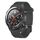 Per Huawei Watch 2 Cinturino in silicone testurizzato con diamanti da 20 mm (grigio scuro) Per Huawei Watch 2 Cinturino in silicone testurizzato con diamanti da 20 mm (grigio scuro)