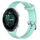 Per Garmin Forerunner 265S Music 18mm cinturino in silicone strutturato con diamanti (verde acqua) Per Garmin Forerunner 265S Music 18mm cinturino in silicone strutturato con diamanti (verde acqua)