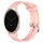 Per Garmin Active S 18mm cinturino in silicone testurizzato con diamanti (rosa) Per Garmin Active S 18mm cinturino in silicone testurizzato con diamanti (rosa)