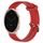 Per Garmin Active S 18mm cinturino in silicone testurizzato con diamanti (rosso) Per Garmin Active S 18mm cinturino in silicone testurizzato con diamanti (rosso)