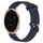 Per Garmin Active S 18mm cinturino in silicone testurizzato con diamanti (blu notte) Per Garmin Active S 18mm cinturino in silicone testurizzato con diamanti (blu notte)