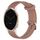 Per Garmin Active S 18mm cinturino in silicone testurizzato con diamanti (marrone) Per Garmin Active S 18mm cinturino in silicone testurizzato con diamanti (marrone)