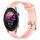 Per cinturino per orologio Garmin Forerunner 255S 18 mm in silicone testurizzato con diamanti (rosa) Per cinturino per orologio Garmin Forerunner 255S 18 mm in silicone testurizzato con diamanti (rosa)
