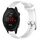 Per Garmin Forerunner 255S Music Cinturino per orologio in silicone testurizzato con diamanti da 18 mm (bianco) Per Garmin Forerunner 255S Music Cinturino per orologio in silicone testurizzato con diamanti da 18 mm (bianco)