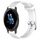 Per Garmin Venu 2S 18mm cinturino in silicone testurizzato con diamanti (bianco) Per Garmin Venu 2S 18mm cinturino in silicone testurizzato con diamanti (bianco)