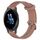 Per Garmin Venu 2S 18mm cinturino in silicone testurizzato con diamanti (marrone) Per Garmin Venu 2S 18mm cinturino in silicone testurizzato con diamanti (marrone)