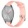 Per Garmin Vivomove 3S 18mm cinturino in silicone strutturato con diamanti (rosa) Per Garmin Vivomove 3S 18mm cinturino in silicone strutturato con diamanti (rosa)