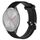 Per Garmin Vivomove 3S 18mm cinturino in silicone strutturato con diamanti (nero) Per Garmin Vivomove 3S 18mm cinturino in silicone strutturato con diamanti (nero)