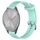 Per Garmin Vivomove 3S 18mm cinturino in silicone testurizzato con diamanti (verde acqua) Per Garmin Vivomove 3S 18mm cinturino in silicone testurizzato con diamanti (verde acqua)