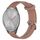 Per Garmin Vivomove 3S 18mm cinturino in silicone strutturato con diamanti (marrone) Per Garmin Vivomove 3S 18mm cinturino in silicone strutturato con diamanti (marrone)