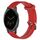 Per Garmin Vivoactive 4S 18mm cinturino in silicone strutturato con diamanti (rosso) Per Garmin Vivoactive 4S 18mm cinturino in silicone strutturato con diamanti (rosso)