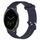 Per Garmin Vivoactive 4S 18mm cinturino in silicone testurizzato con diamanti (blu notte) Per Garmin Vivoactive 4S 18mm cinturino in silicone testurizzato con diamanti (blu notte)