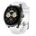Per Huawei Watch GT3 46mm 22mm Cinturino in silicone testurizzato con diamanti (bianco) Per Huawei Watch GT3 46mm 22mm Cinturino in silicone testurizzato con diamanti (bianco)