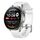 Per Huawei Watch 4 22mm cinturino in silicone testurizzato con diamanti (bianco) Per Huawei Watch 4 22mm cinturino in silicone testurizzato con diamanti (bianco)