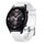 Per Huawei Watch 3 22mm cinturino in silicone testurizzato con diamanti (bianco) Per Huawei Watch 3 22mm cinturino in silicone testurizzato con diamanti (bianco)