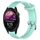 Per Garmin Forerunner 255 Music 22mm cinturino in silicone testurizzato con diamanti (verde acqua) Per Garmin Forerunner 255 Music 22mm cinturino in silicone testurizzato con diamanti (verde acqua)