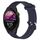 Per Garmin Forerunner 255 Music 22mm Cinturino in silicone strutturato con diamanti (blu notte) Per Garmin Forerunner 255 Music 22mm Cinturino in silicone strutturato con diamanti (blu notte)