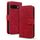 Per Google Pixel 9a Custodia per telefono in pelle di vitello con stampa mandala a doppia piega (rosso) Per Google Pixel 9a Custodia per telefono in pelle di vitello con stampa mandala a doppia piega (rosso)
