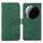 Per Xiaomi 15 Ultra ABEEL Custodia per telefono in pelle magnetica RFID smerigliata (verde) Per Xiaomi 15 Ultra ABEEL Custodia per telefono in pelle magnetica RFID smerigliata (verde)