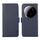 Custodia per telefono ABEL con motivo Litchi magnetico laterale in pelle con protezione RFID per Xiaomi 15 Ultra (blu) Custodia per telefono ABEL con motivo Litchi magnetico laterale in pelle con protezione RFID per Xiaomi 15 Ultra (blu)