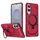 Per Samsung Galaxy S25 Edge 5G Custodia per telefono con supporto MagSafe satinato (rosso) Per Samsung Galaxy S25 Edge 5G Custodia per telefono con supporto MagSafe satinato (rosso)