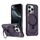 Per iPhone 16 Pro Custodia per telefono con supporto MagSafe satinato (viola)