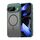 Per Google Pixel 10 Pro Fan Dun Series TPU Hybrid PC Frosted Magsafe Custodia per telefono (verde)