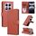 Per Redmi Note 14 Pro 4G Global 3-Card Slots Custodia per telefono in pelle multifunzionale (marrone) Per Redmi Note 14 Pro 4G Global 3-Card Slots Custodia per telefono in pelle multifunzionale (marrone)