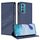 Per Motorola Edge 30 Custodia per telefono in pelle retrò con portafoglio multifunzionale in rilievo (blu scuro) Per Motorola Edge 30 Custodia per telefono in pelle retrò con portafoglio multifunzionale in rilievo (blu scuro)