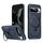 Per Google Pixel 9 Pro XL Custodia per telefono con supporto MagSafe satinato (blu)