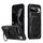 Per Google Pixel 9 Pro Custodia per telefono con supporto MagSafe satinato (nero)