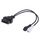 Cavo diagnostico OBDII da 2 x 2 pin a 16 pin per Audi