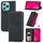 Custodia in pelle magnetica con chiusura a scatto per Honor 400 Lite Retro Skin Feel (nera) Custodia in pelle magnetica con chiusura a scatto per Honor 400 Lite Retro Skin Feel (nera)
