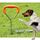 Chiodo a spirale per fissaggio a pile di cani con manico per cani di taglia media per addestramento lungo all'aperto, dimensioni: 45 cm * 9 mm Chiodo a spirale per fissaggio a pile di cani con manico per cani di taglia media per addestramento lungo all'aperto, dimensioni: 45 cm * 9 mm