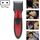 Tagliacapelli elettrico impermeabile Trimmer per capelli ricaricabile Tagliatrice per capelli Taglio di capelli Trimer per barba, Spina europea (Rosso) Tagliacapelli elettrico impermeabile Trimmer per capelli ricaricabile Tagliatrice per capelli Taglio di capelli Trimer per barba, Spina europea (Rosso)