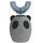 Strumento di bellezza a forma di U Dente a vibrazione a ultrasuoni Ricarica USB Spazzolino elettrico per bambini, Stile: 8-15 anni (grigio scuro) Strumento di bellezza a forma di U Dente a vibrazione a ultrasuoni Ricarica USB Spazzolino elettrico per bambini, Stile: 8-15 anni (grigio scuro)
